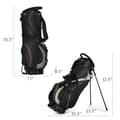 Miniatyrbillede 5 af 8: Golf Stativtaske, 9x8 tommer, Sort