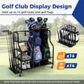 Miniatyrbild 5 av 8: Golfbaggsorganisatör, 43x16x38 cm, Svart