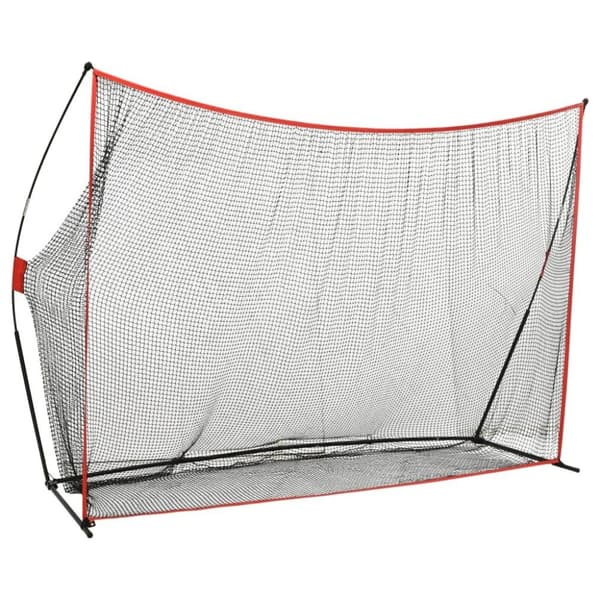 vidaXL Golf harjoitusverkko 356x92,5x215 cm metalli