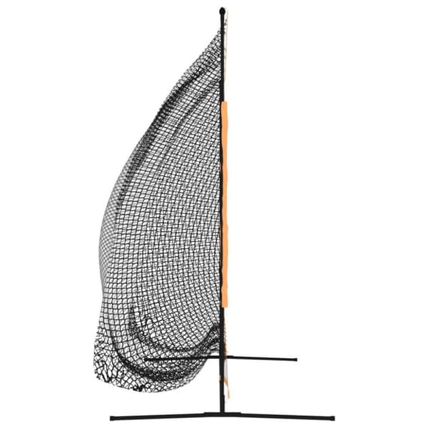 vidaXL Övningsnät för golf svart och orange 215x107x216 cm Polyester