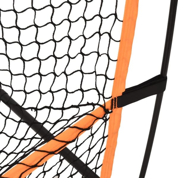 vidaXL Övningsnät för golf svart och orange 215x107x216 cm Polyester