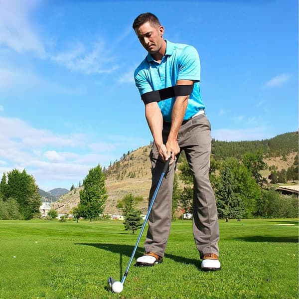 2 stk golfsvingtræningshjælpemidler, armbånd til golfsvingtræning, professionel korrektion af bevægelsesstilling