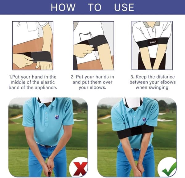 Golf Swing Coach - Elastik Bånd, Forbedre dit sving