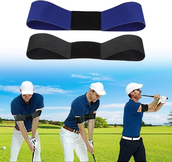 2 stk golfsvingtræningshjælpemidler, armbånd til golfsvingtræning, professionel korrektion af bevægelsesstilling