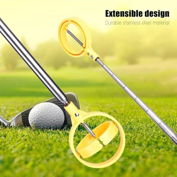 Ramasse balle de golf Tbest - Tbestg3ur1qtdzf-02 - Telescopisk och Fällbar Golfboll Plockare i Stål