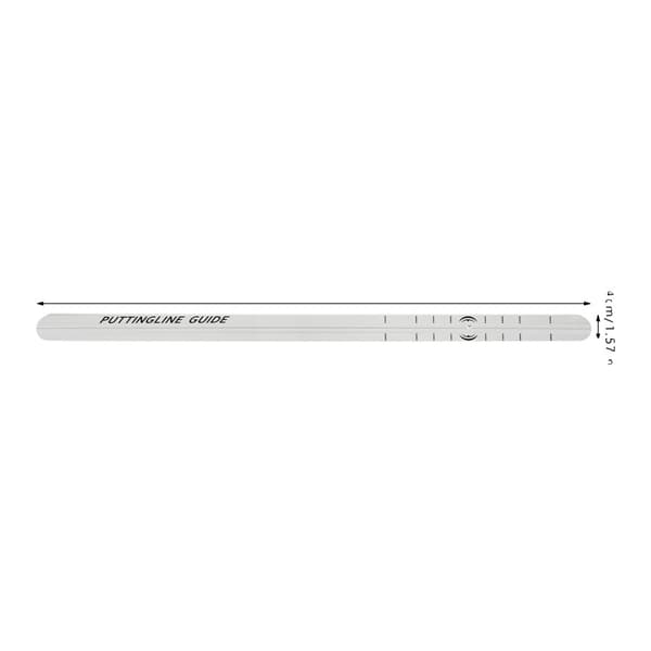 Golf Putting Alignment Rail, Letvægts Aluminium, Øjeblikkelig Feedback,HVID