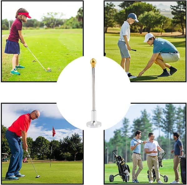 Lollanda Golfsvingtränare Golf Riktpinne – Magnetisk Klubbriktare för Swingträning och Vinkelvisualisering