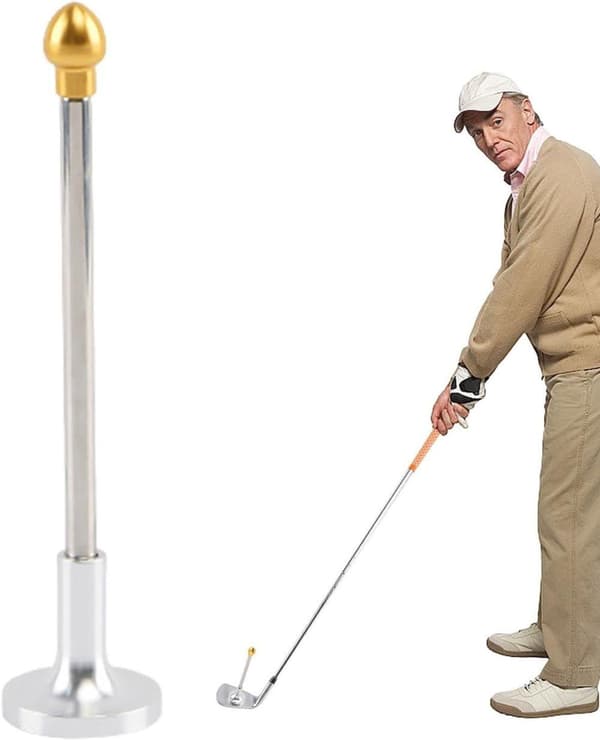 Lollanda Golfsvingtränare Golf Riktpinne – Magnetisk Klubbriktare för Swingträning och Vinkelvisualisering