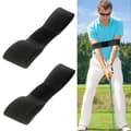 Miniatyrbild 6 av 7: Golfsving Träningsband / Träningshjälpmedel för Golf – Svart – 2-Pack