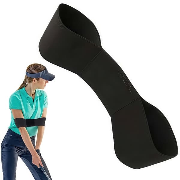 Golfsving Träningsband / Träningshjälpmedel för Golf – Svart – 2-Pack