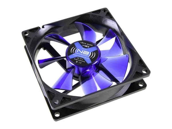 Noiseblocker BlackSilentFan XE2, Vifte, 9,2 cm, 1800 RPM, 65 m³/t, Sort