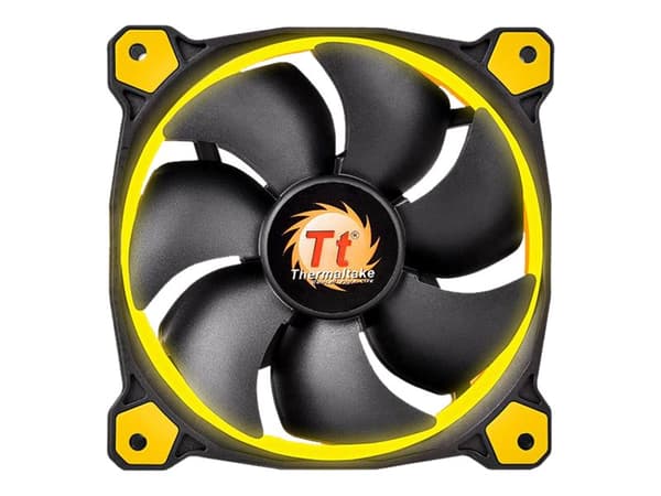 Thermaltake Riing 14 LED - Kabinettvifte - 140 mm Sort, Gult