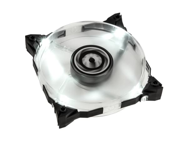 BitFenix Spectre Xtreme LED - Kabinettvifte - 120 mm - hvit