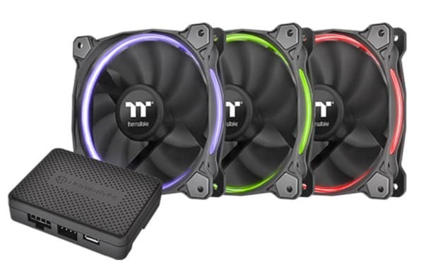 Thermaltake Riing 12 RGB Fan TT Premium Edition - Kabinettvifte - 120 mm Sort