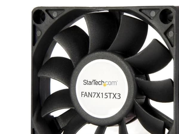 StarTech.com FAN7X15TX3 Kjølesystem for datamaskin PC-kjølevifte Vifte 7 cm Sort