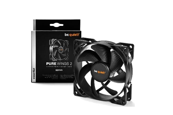 be quiet! PURE WINGS 2, 92mm PC-kjølevifte Vifte 9,2 cm Sort