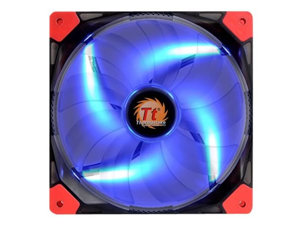 Thermaltake Luna 14 - Kabinettvifte - 140 mm - blå Sort, Rød