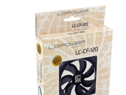 LC Power - Kabinettvifte - 120 mm - svart