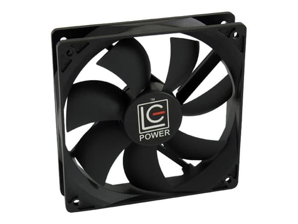 LC Power - Kabinettvifte - 120 mm - svart