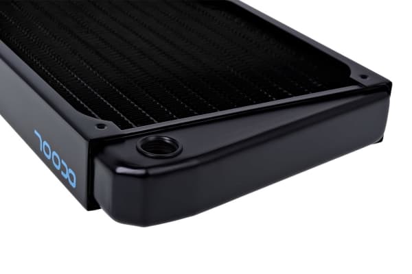 Alphacool 14243, Jäähdytin, Messinki, Terästä, Musta, 144 mm, 477 mm, 30 mm