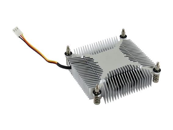 LC Power Cosmo Cool LC-CC-65 - Kabinettvifte - (for: LGA1156, LGA1155, LGA1150, LGA1151) - aluminium - 65 mm - hvit, blå, sølv