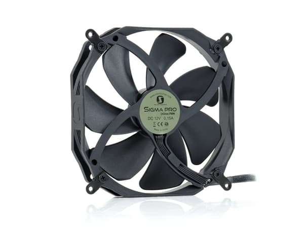 SilentiumPC Sigma Pro 140 PWM, Tuuletin, 14 cm, 1400 rpm, 22 dB, 78,6 kuutiometriä/min, 133,62 m³/h
