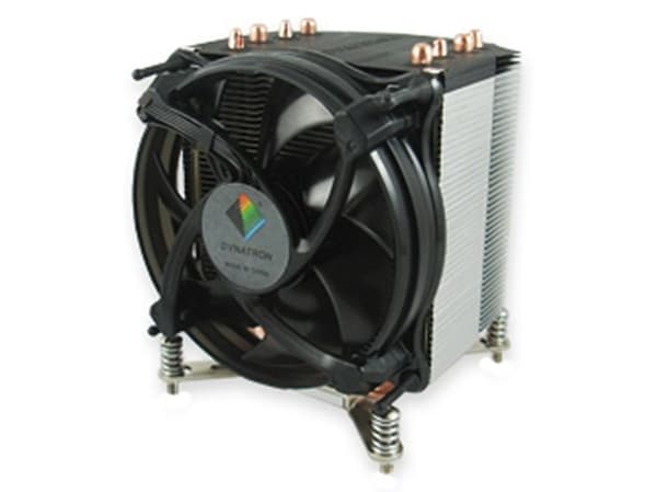 Inter-Tech K-17 - Processorkylare - (för: LGA1156, LGA1155) - aluminium - 92 mm - 3U