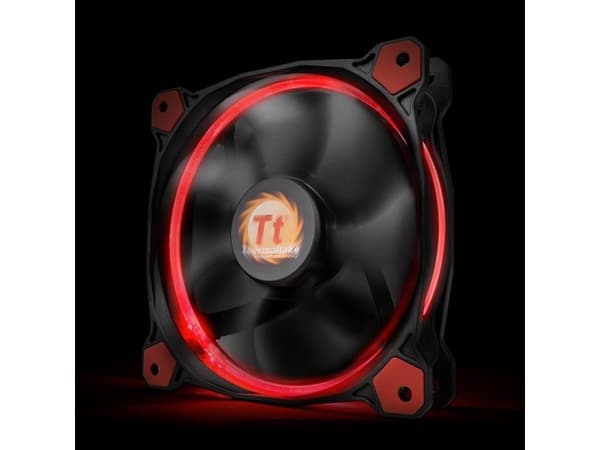 Thermaltake Riing 12 LED Red - Kabinettvifte - 120 mm (en pakke 3)