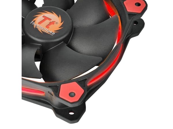 Thermaltake Riing 12 LED Red - Kabinettvifte - 120 mm (en pakke 3)