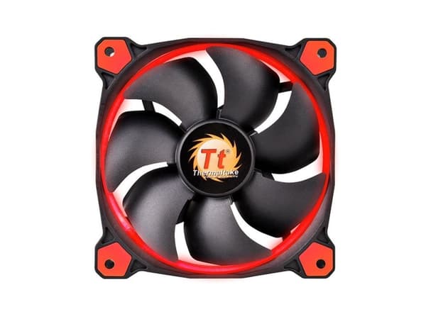 Thermaltake Riing 12 LED Red - Kabinettvifte - 120 mm (en pakke 3)