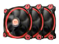 Miniatyrbilde 1 av 5: Thermaltake Riing 12 LED Red - Kabinettvifte - 120 mm (en pakke 3)