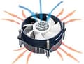Miniatyrbild 3 av 5: Titan TTC-NA32TZ/R, Kylare, 1600 RPM, 20,1 dB, 30 cfm, Gjuten aluminium, Svart, Vit