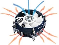 Titan TTC-NA32TZ/R, Kylare, 1600 RPM, 20,1 dB, 30 cfm, Gjuten aluminium, Svart, Vit
