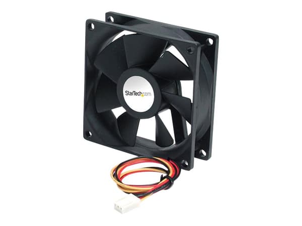 StarTech.com 90 X 25 mm högeffektiv chassifläkt med dubbla kullager och TX3 - Fläktsats för system - 92 mm