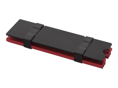 EkWaterBlocks EK-M.2 NVMe - Fasttilstands-drevvarmelegeme - svart, rød