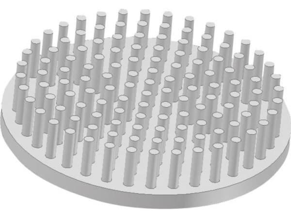 Fischer Elektronik 10006890 ICK S R 50 X 10 Stiftkølelegeme 5.28 K/W (Ø x H) 50 mm x 10 mm