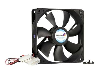 StarTech.com FANBOX12 Kjølesystem for datamaskin PC-kjølevifte Vifte 12 cm Sort
