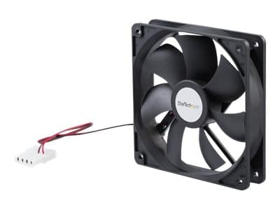 StarTech.com FANBOX12 Kjølesystem for datamaskin PC-kjølevifte Vifte 12 cm Sort Sort