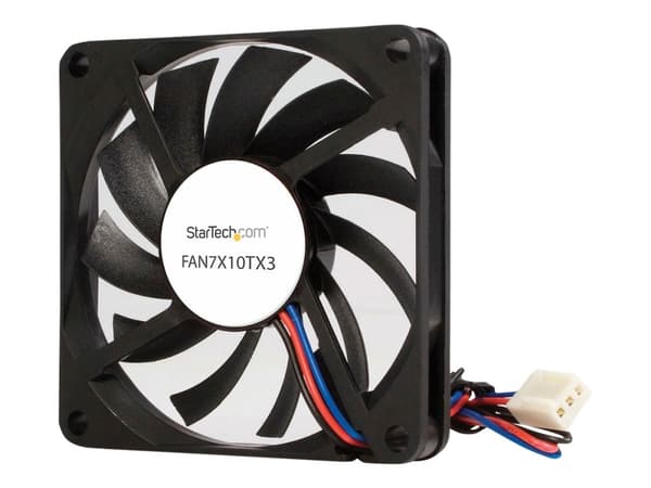 StarTech.com FAN7X10TX3 Kjølesystem for datamaskin PC-kjølevifte Vifte 7 cm Sort