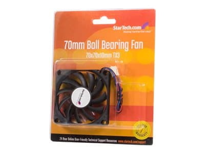 StarTech.com FAN7X10TX3 Kjølesystem for datamaskin PC-kjølevifte Vifte 7 cm Sort