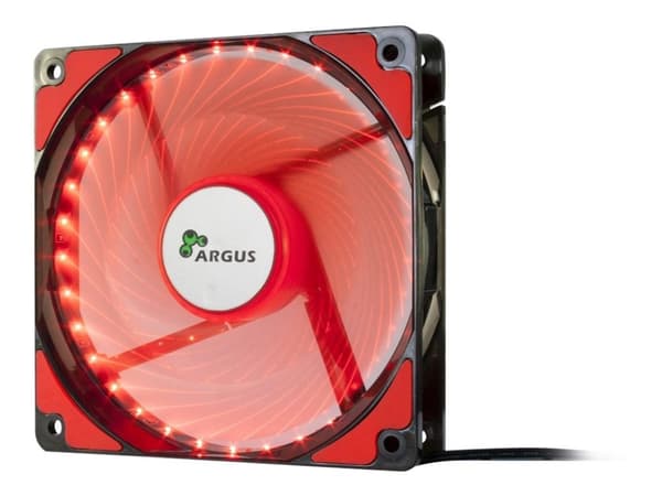 Argus L-12025 - Kabinettvifte - 120 mm - rød Sort, Rød