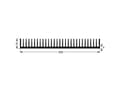 Pikkukuva 2 / 2: Fischer Elektronik Sk 42 150 Sa Extruded Heat Sink 0.75 K/Wlxbxh 200 X 150
