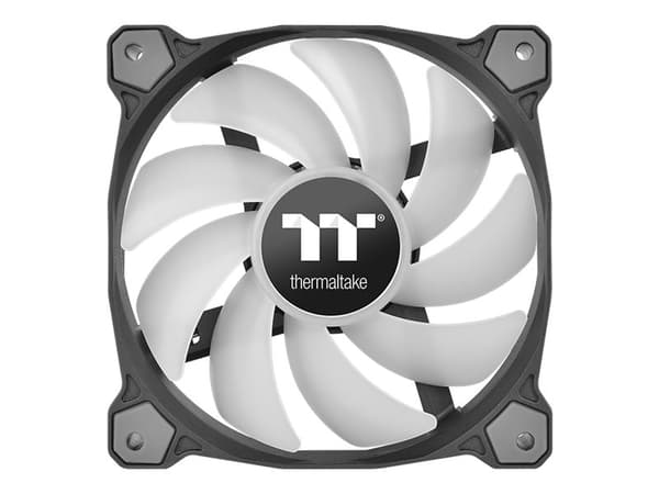 Thermaltake CL-F063-PL12SW-A, Tuuletin, 12 cm, 500 RPM, 1500 RPM, 56,45 cfm, Musta, Valkoinen