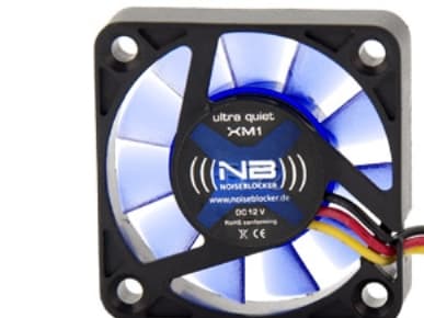 Noiseblocker BlackSilentFan 40mm, Vifte, Sort