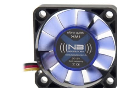 Noiseblocker BlackSilentFan 40mm, Vifte, Sort Sort