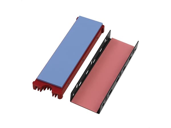Axagon CLR-M2, Kjøleribbe/Radiator, Sort, Rød