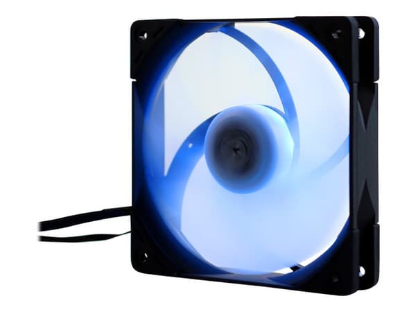 Scythe Kaze Flex 120 RGB PWM SU1225FD12MR-RHP - Kabinettvifte - 120 mm Sort, Hvit