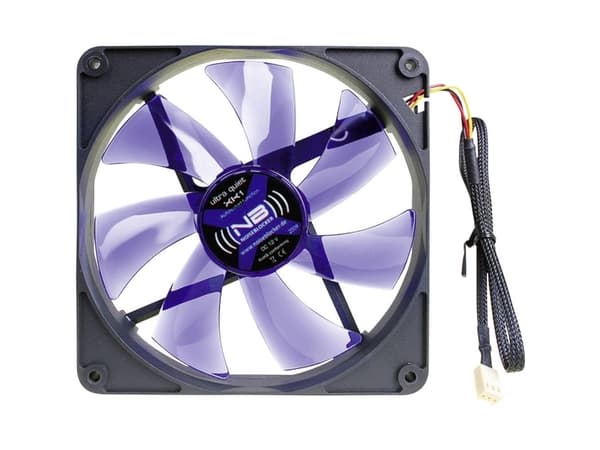 Noiseblocker BlackSilentFan XK1, Vifte, 14 cm, 800 RPM, 12 dB, 60 m³/t, Sort