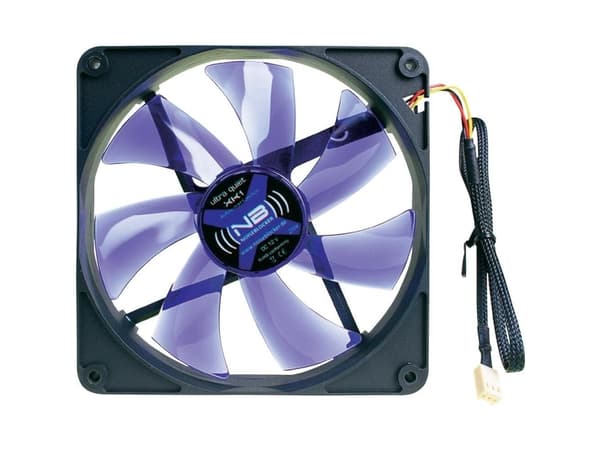 Noiseblocker BlackSilentFan XK1, Vifte, 14 cm, 800 RPM, 12 dB, 60 m³/t, Sort
