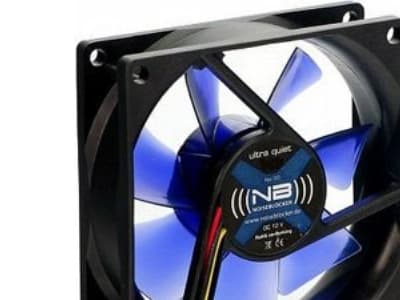 Noiseblocker BlackSilentFan XK1, Vifte, 14 cm, 800 RPM, 12 dB, 60 m³/t, Sort